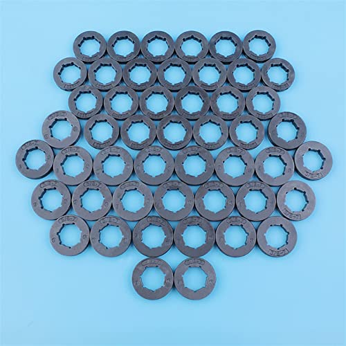 DOFABI 50-teiliges Set, 325 Zoll, 7 Zähne, 3/8 Zoll, 7 Zähne, kleines Kettenrad, 7 Spline, 19 mm, for Husqvarna, for STIHL, for Echo, for Poulan, for Homelite, for Dolmar, Kettensäge Ersatzkettenrad f