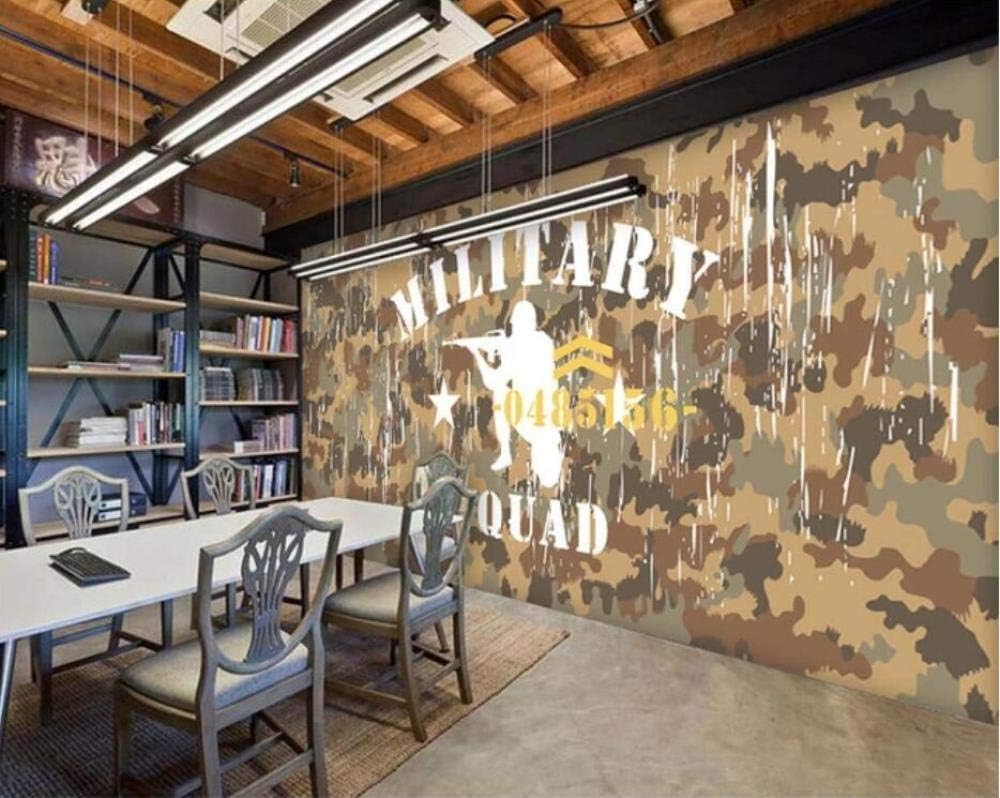 Camouflage Abstrakte Figuren 3D Tapete Poster Restaurant Schlafzimmer Wohnzimmer Sofa TV Dekorative Wand-150cm×105cm