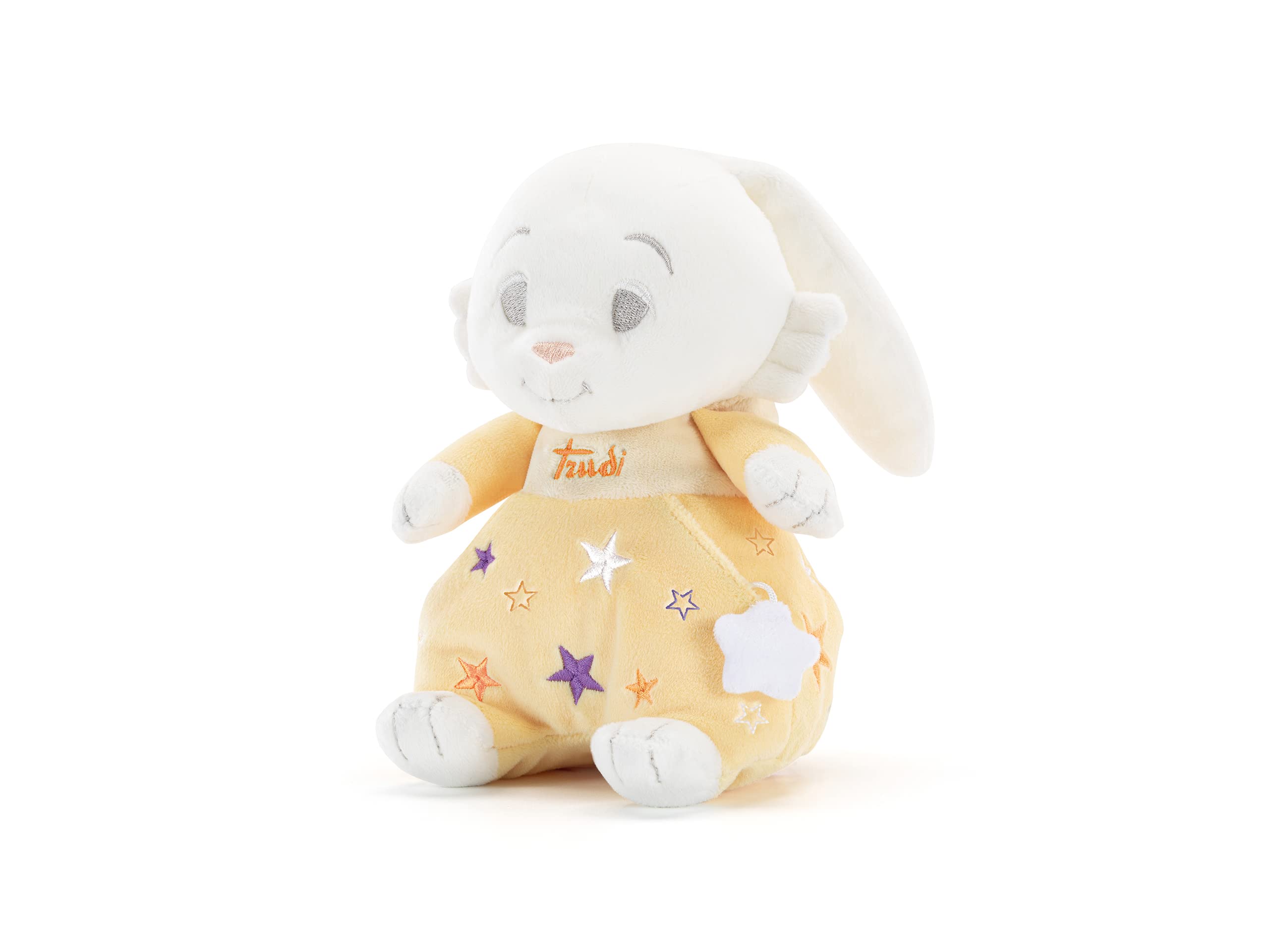 Trudi 18172 Hase Baby Plüschtier, Weiß, Gelb, S