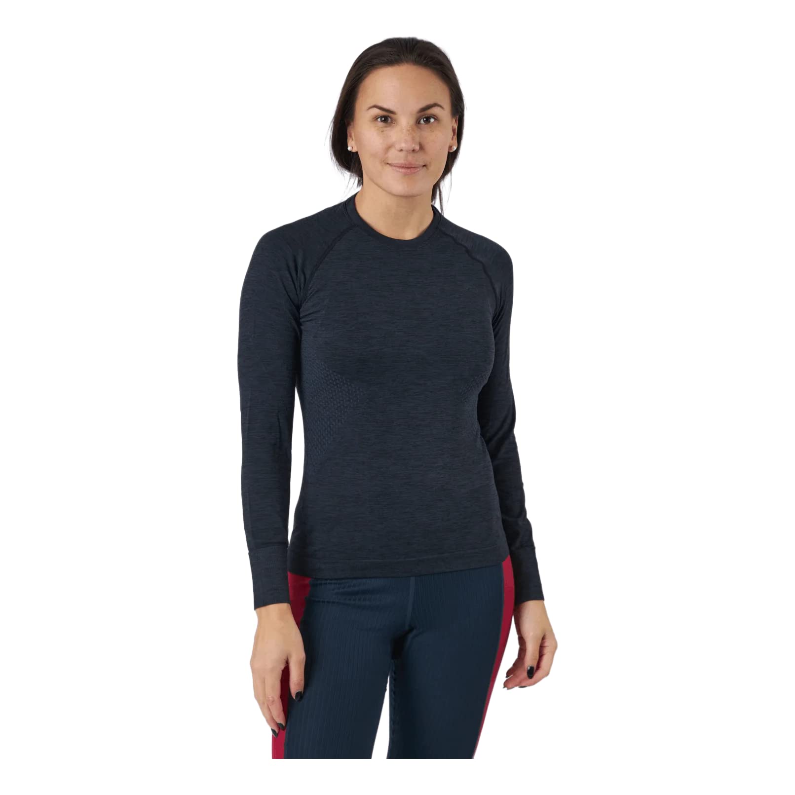 Craft CORE Dry Active Comfort LS W | Funktionsshirt Damen Langarm L | Black | Bodymaping für verbesserte Thermoregulierung | Sport Shirts für Damen aus recycelten Materialien | Fitness Shirt Damen