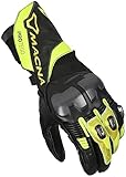 Macna Protego L Motorradhandschuhe Schwarz/Gelb