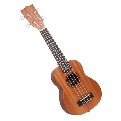 21-Zoll-Ukulele, 15 Bünde, Griffbrett Aus Palisander, Korpus Aus Sapeli-Holz, 4-saitige Mini-Ukelele-Gitarre Ukulele Einsteiger Kit