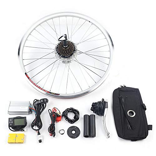 Frederimo Ebike Umbausatz mit LCD Display, 28” 36V 250W Hinterrad E Bike Conversion Kit Ebike Elektrofahrrad Umbausatz Kit für Hinterrad,Vorderrad