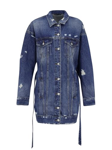 LTB Jeans Damen Louisa Jeansjacke, Marnie Safe Wash 54616, M