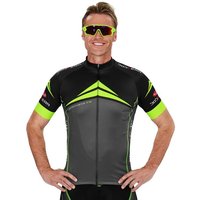 Radtrikot, BOBTEAM Performance Line Kurzarmtrikot, für Herren, Größe XL, Fahrrad