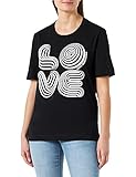 Love Moschino Women's Regular fit Short-Sleeved T-Shirt, Black, 44