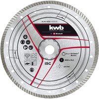 kwb by Einhell Diamant-Trennscheibe 250x25,4 mm Steintrennmaschinen-Zubehör (Ø 250 x 25.4 mm, 8 mm Diamantrand, max. 6112 min-1, passend für Einhell Steintrennmaschinen)