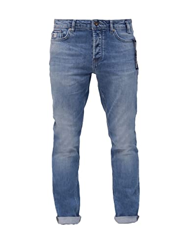 Miracle of Denim M.O.D. Herren Jeans RALF Regular Fit - Blau - Eagle Blue W28-W38 Baumwolle, Größe:33W / 32L, Farbvariante:Eagle Blue 3577