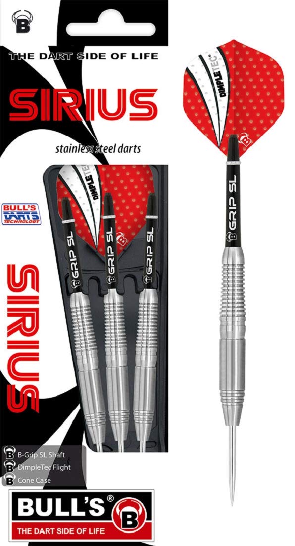 BULL'S Sirius Steel Dart 24g, Silber