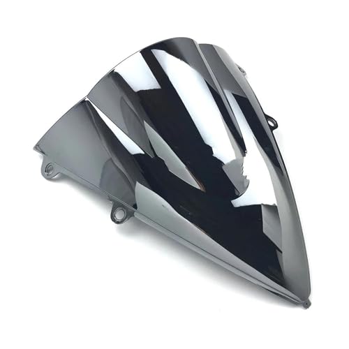 HSAJFEB Motorrad Für CBR 1000 RR CBR1000RR 2012 2013 2014 2015 2016 Motorrad-Windschutzscheibe Mit Doppelter Blase Windschild(Silber)