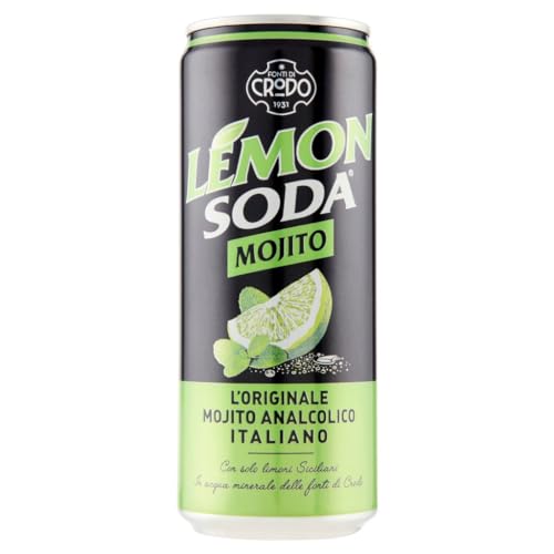 24 Dosen a 0,33L Mojito Soda Mojitosoda aus italienischen Limonen a 330ml mit Fruchtfleisch inc. 6.00€ EINWEG Pfand natürlich ohne Alkohol