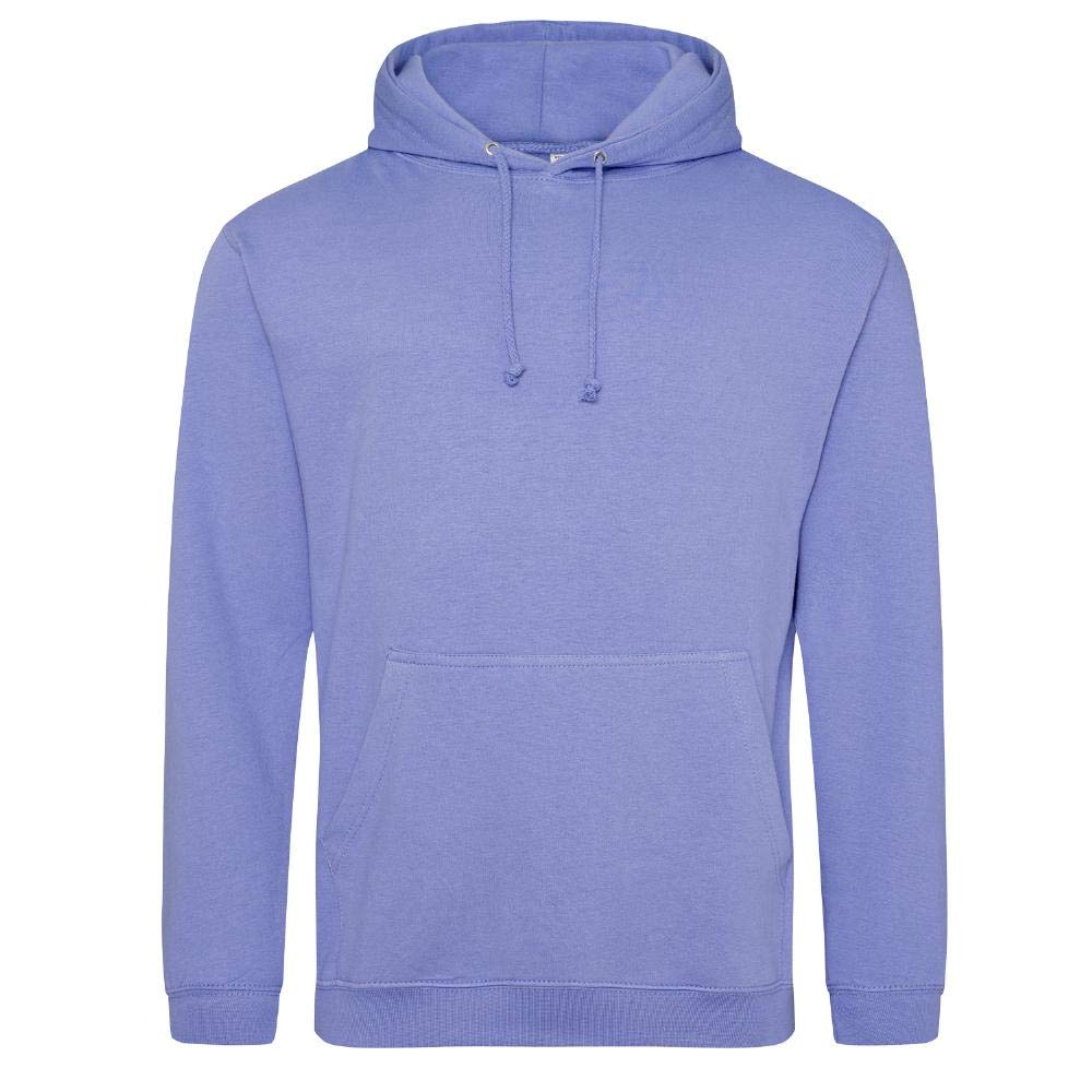 Just Hoods College Hoodie, True Violet, L