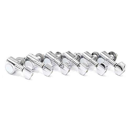 6 Stücke Gitarre Tuning Pegs Maschinenköpfe Tuning Peg Maschine Head Guitar Tuner Keine Montagelöcher Stimmwirbel Mechaniken (Color : 6R Chrome)