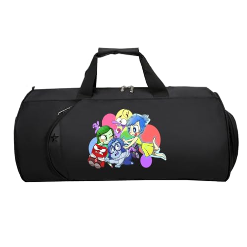 Reisetasche HandgepäCk, Leichte Faltbare Duffel Taschen, HandgepäCk füR Weekender Herren Damen Flugzeug(Black 3)