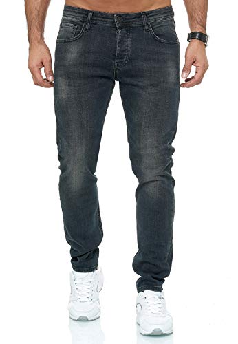 Red Bridge Herren Jeans Hose Slim-Fit Denim Stonewashed Arena B (W36 L34, M4250 - Blue)