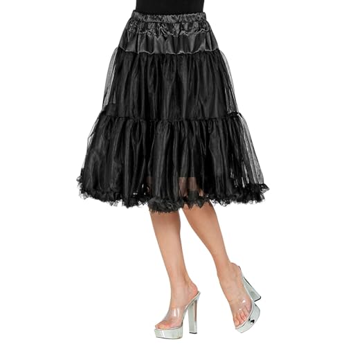 W WIDMANN MILANO Party Fashion - Rock aus Tüll, Länge circa 65 cm, Tutu, Petticoat, Unterrock, Kostümzubehör, Karneval, Mottoparty