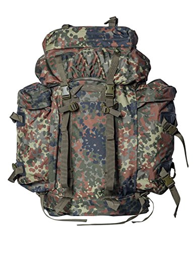 Matthias Kranz BW Bundeswehr Rucksack Bergrucksack Gebirgsjäger Army Mountain Pack + Army-Shop-BW Schlüsselanhänger (Bundeswehr Flecktarn)