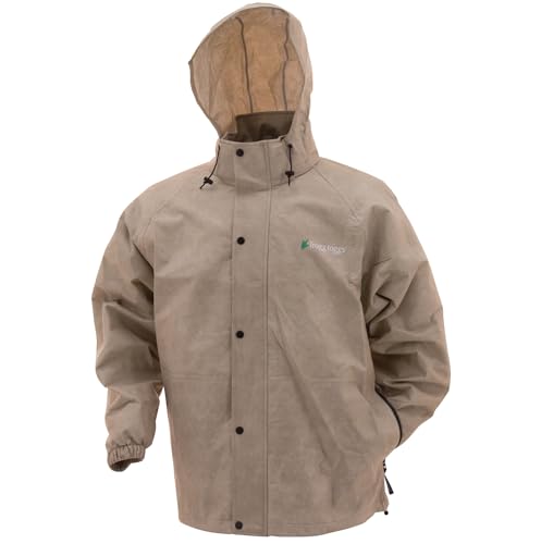 Frogg Toggs Pro Action Regenjacke, Khaki, Größe L