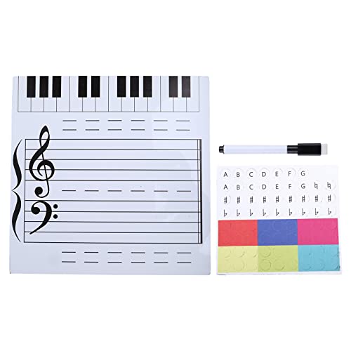 Bottone Trocken Abwischbares Whiteboard Für Musikpersonal Schulunterricht Musik Notiztafel Für W Aufkleber Klassenzimmer Requisiten Lehrer Für Ausweis