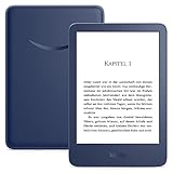 Kindle (2022) – Der bisher leichteste und kompakteste Kindle, jetzt mit hochauflösendem 6-Zoll-Display mit 300 ppi und doppelter Speicherkapazität | Mit Werbung | Blau