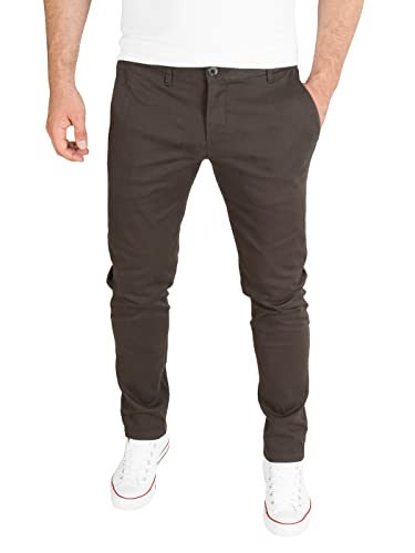 WOTEGA - Adriano Stretch Baumwoll Herrenhose Chino Hose Herren Grau, (Iron Gate 193910), W31/L34