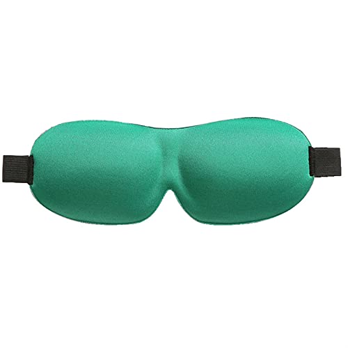 Blackout Schlafmasken, Schlaf Augen Masken 1Pcs 3D Schlaf Augen Maske Eyeshade Abdeckung Schatten Auge(Green1)