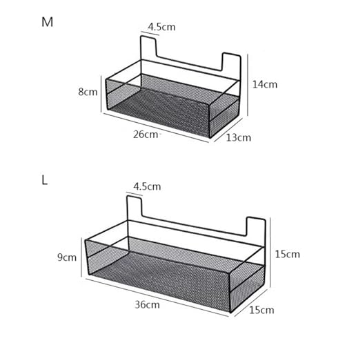 Badezimmerregal für Bad und Küche 2er-Pack Badezimmer-Duschregale, wandmontierter Duschregal-Organizer, kein Bohren erforderlich, Duschaufbewahrungskorb aus Metalldraht for Badezimmer, Küche, Wohnzimm