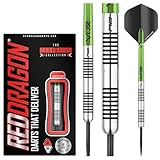 RED DRAGON Featherlite 7: 18g Tungsten Darts mit Flights und Schäfte