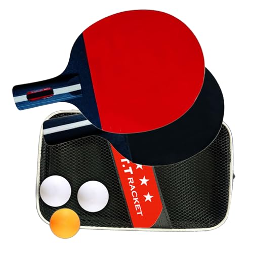 Pingpong Paddel Set Tischtennis Ausrüstung Für Anfänger Professionelle Gummi Tischtennis Schläger Tischtennis Schläger Set