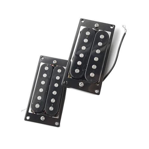 6set Offene E-gitarre Humbucker Pickup Solide Nickel Pole Stücke Gitarre Teile Single-Coil-Tonabnehmer