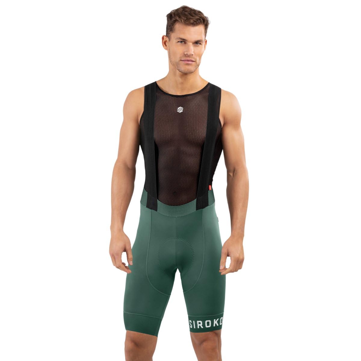 SIROKO - Radsport Trägerhose BX Oberwald - XL - Armeegrün/Schwarz