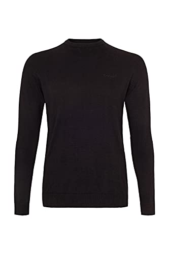 Herren Strickpullover schwarz Gr. XXL klassischzeitloser Pullover moderner Strickpulli Baumwolle schick im Büro cool Freizeit angenehm zu tragen gut kombinierbares Kleidungsstück