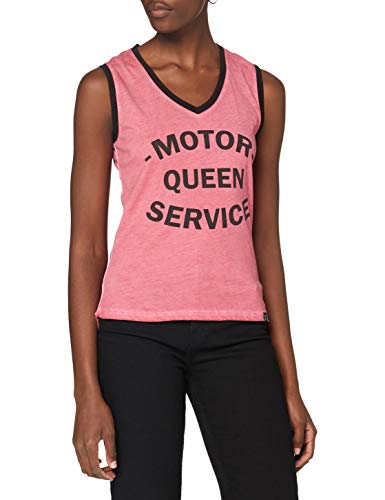 Queen Kerosin Damen Vintage Tank Top | Oilwash | Frontprint Motor Queen