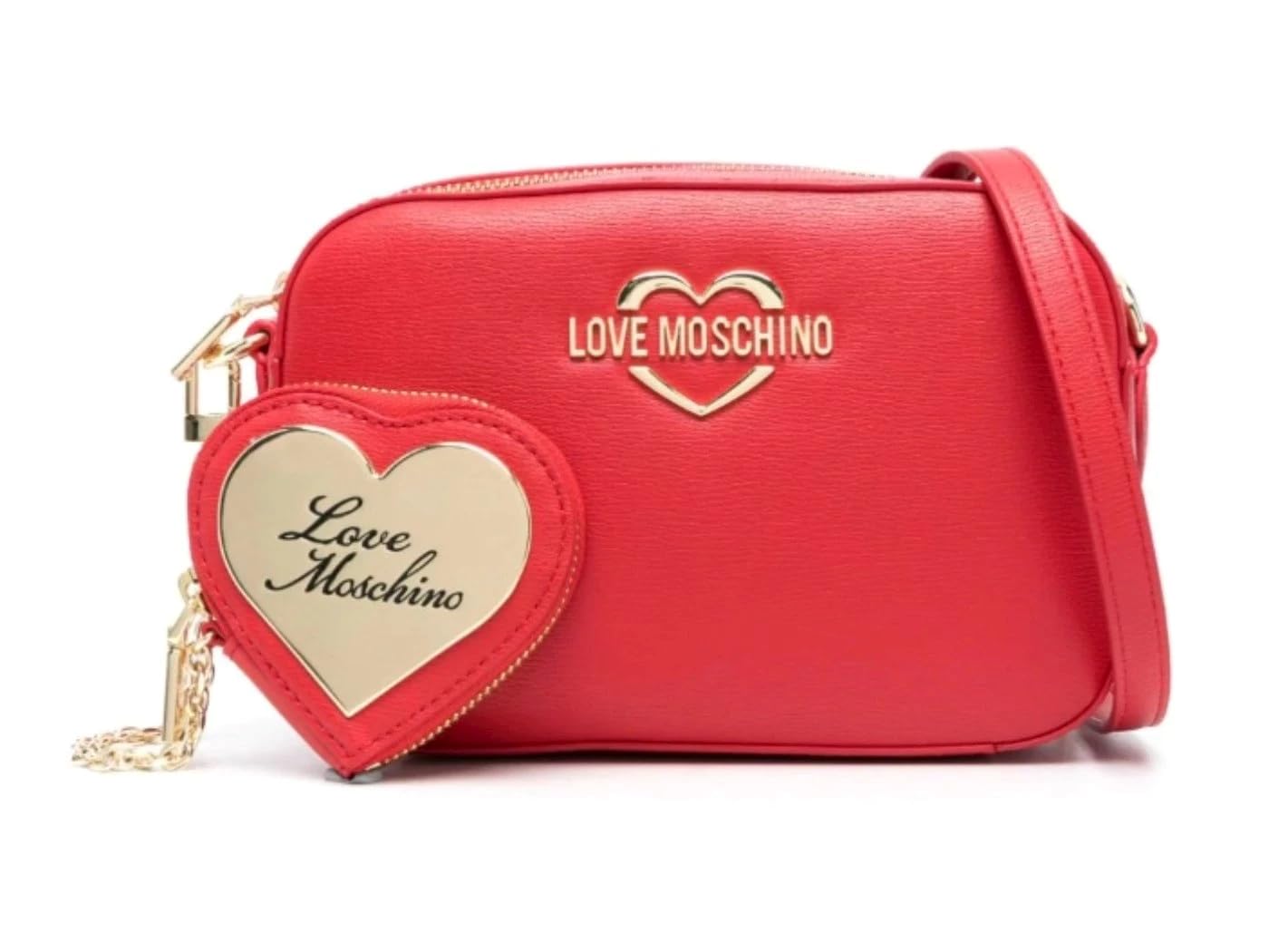 LOVE MOSCHINO Schulterriemen mit Logo, rot, Schulterriemen