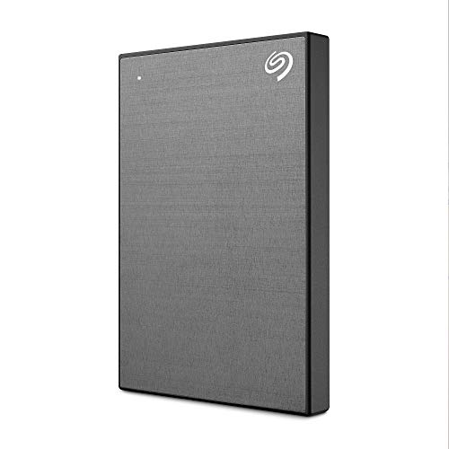 Seagate One Touch, 1TB, portable external hard drive, PC, Notebook & Mac, USB 3.0, Space Gray (STKY1000404)