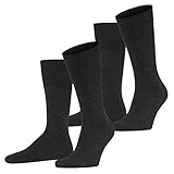 Falke City Herren Socken Airport 2er Pack, GröÃŸe:41/42;Farbe:anthracite melange