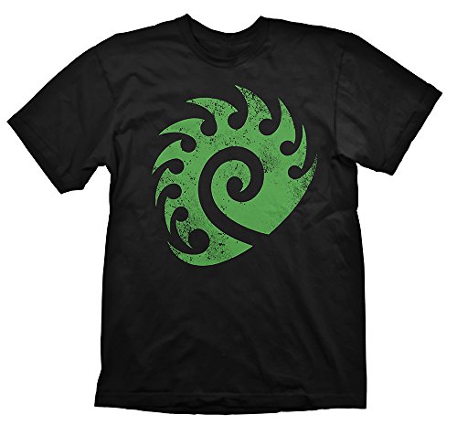 T-Shirt Starcraft 2 - Zerg Logo [schwarz, S]