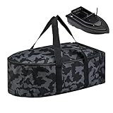 Weppduk Angeltaschen, Soft Tackle Box - Tackle Bag Angelausrüstung Köderboot Heavy Duty - Praktischer, tragbarer, verschleißfester Angel-Organizer zum Angeln, Wandern, Jagen