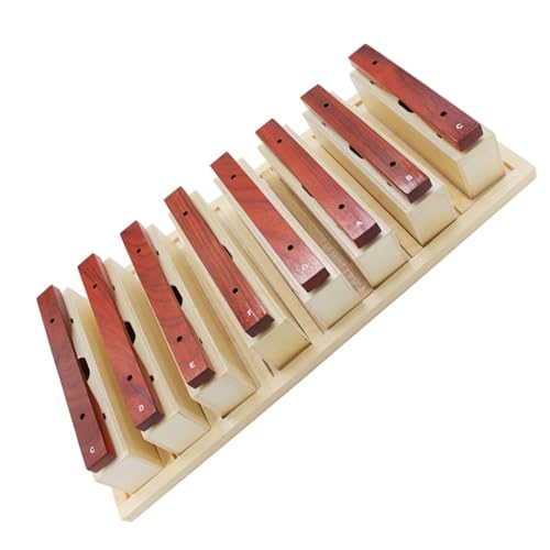 Glockenspiel Für Anfänger Exquisiter Redwood Sound Brick 8-Noten-Xylophon, Glockenspiel, Schlaginstrument