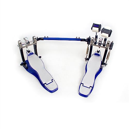 Drum Double Step Hammerpedal Double Chain Cam Single Pedal Zubehör Jazz Drum Step Hammer Bass drum-Pedal für Anfänger (Color : Double)