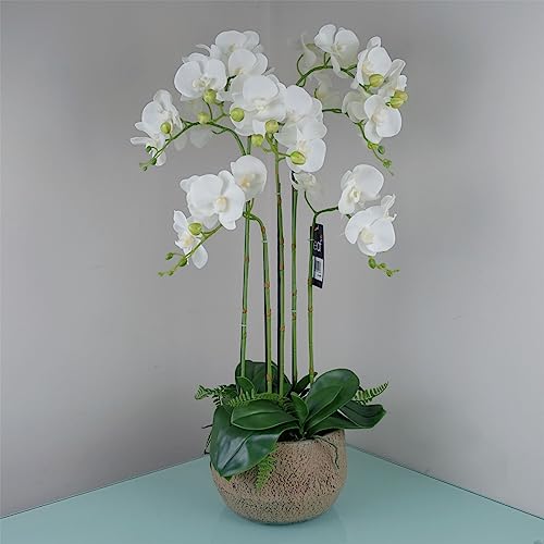 Leaf Design UK Realistische künstliche Orchidee im Topf