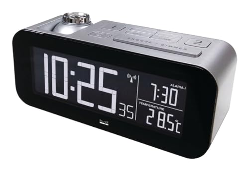 Balance 862458 Digital Alarm Clock Black, Silver Alarm Clock - Alarm Clocks (LCD, 220 - 240, Black, Silver, 90 mm, 8.5 cm, 225 mm)