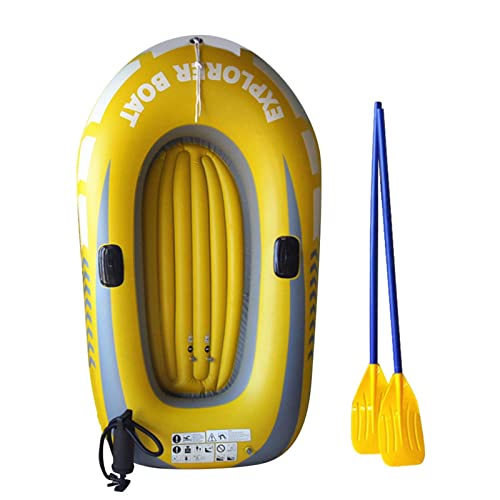 Tragbares, verdicktes Fischerboot, aufblasbares Ruder-Set, tragbar, aus verdicktem PVC, doppeltes aufblasbares Kajak aus PVC, Serie mit dicken aufblasbaren Booten für Wassersport