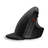 HP 920 Ergonomische Wireless-Maus | bis zu 4 Monate Akkulaufzeit | 4.000 dpi | 5 programmierbare Tasten | aufladbar via USB-C | bis zu drei Geräte gleichzeitig steuern | schwarz