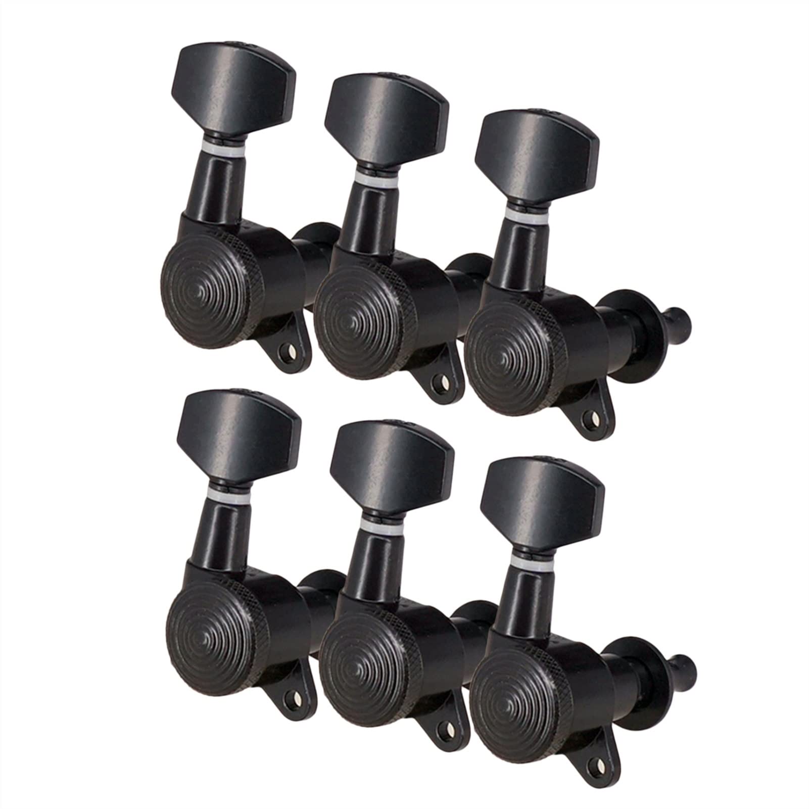 Gitarren-String-Verriegelungs-Tuner-Tuning-Pegs Gitarre Black 6R-Maschinenköpfe Akustische E-Gitarren-Teile Zubehör Stimmwirbel Mechaniken