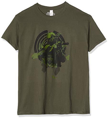 Call of Duty Modern Warfare T-Shirt "Soldier in Focus" Army XL