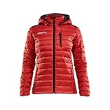 Craft Damen Steppjacke Isolate Jacket 1905994 Bright Red/Black XL