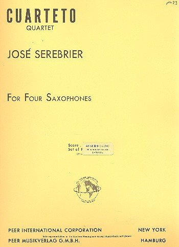 Cuarteto: for 4 saxophones (SATB)