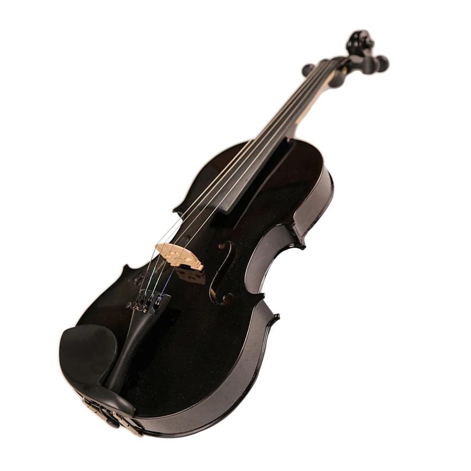 Standard Violine Anfänger 4/4 Violino Fiddle Schwarz(Size 3/4)