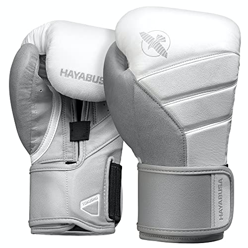 Hayabusa T3 Boxhandschuhe - Weiß/Grau, 12 oz